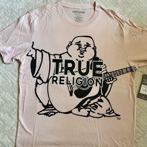 True Religion Light Pink Graphic Tee